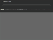 Tablet Screenshot of mymip.com